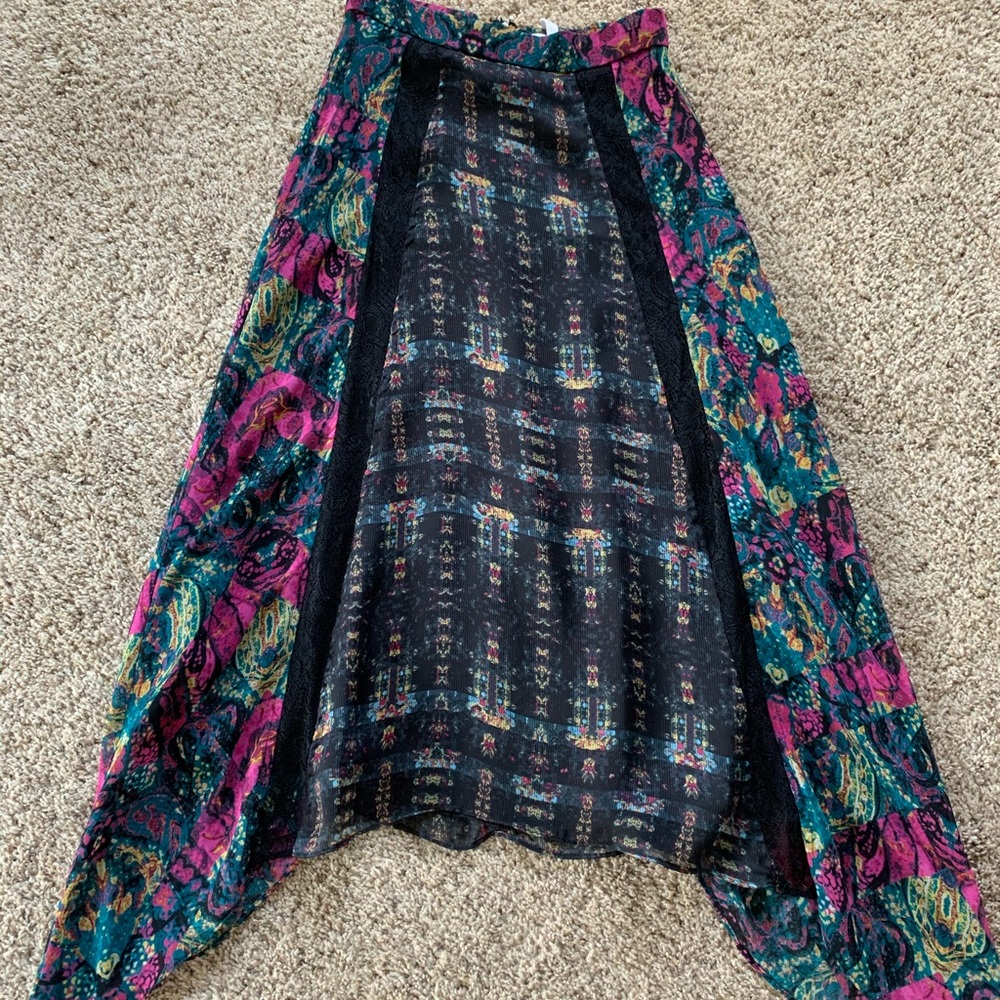 BCBGeneration Multicolor Tapestry Skirt
